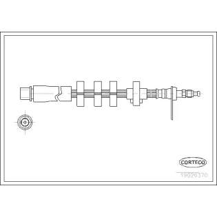 CORTECO 19026370 Tubo flexible de frenos
