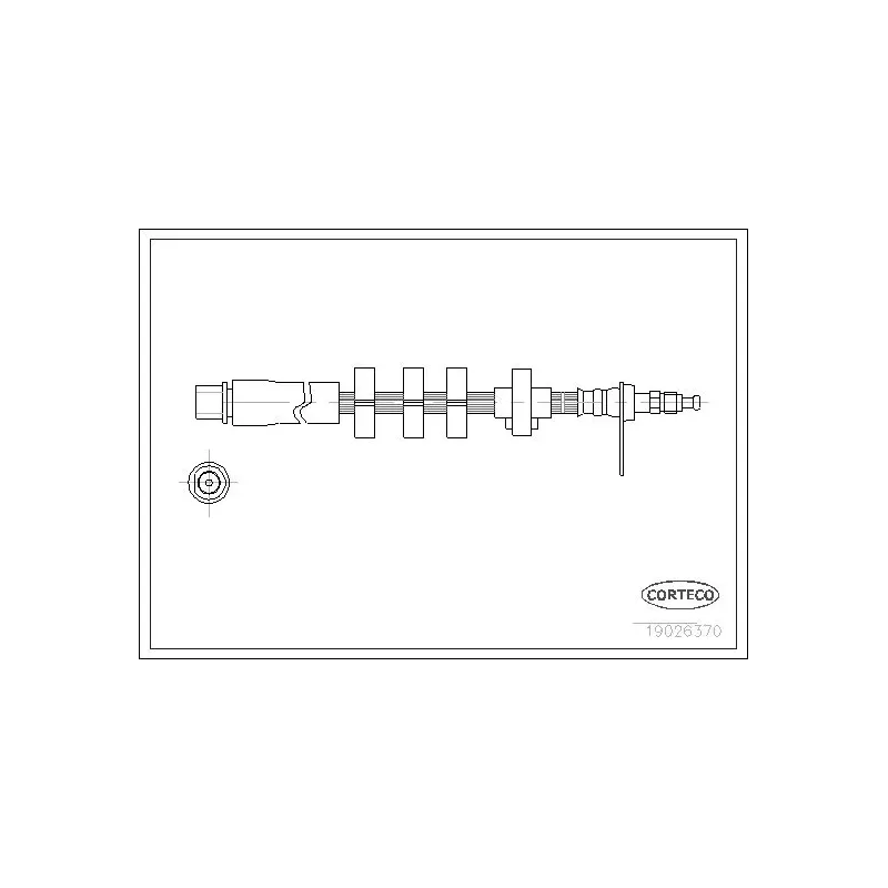CORTECO 19026370 Tubo flexible de frenos