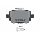 TEXTAR 2511003 Juego de pastillas de freno
