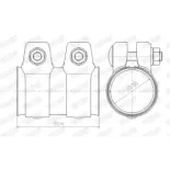 WALKER 86152 Conectores de tubos, sistema de escape
