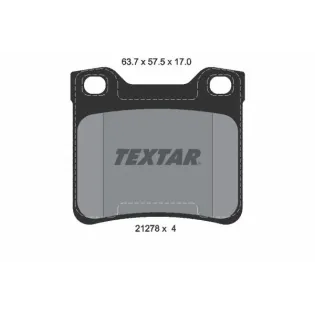 TEXTAR 2127803 Juego de pastillas de freno