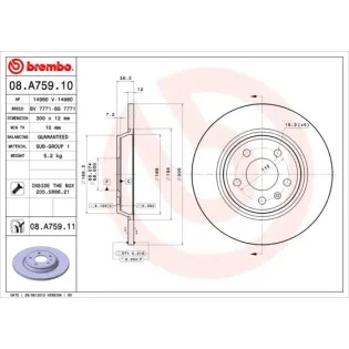 AP 14980 Disco de freno