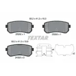 TEXTAR 2529201 Juego de pastillas de freno