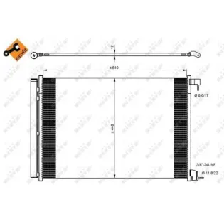 NRF 350082 Condensador, aire acondicionado