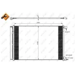 NRF 350082 Condensador, aire acondicionado