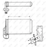 NRF 58622 Radiador de calefacción