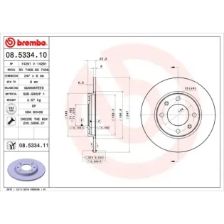 AP 14291 Disco de freno