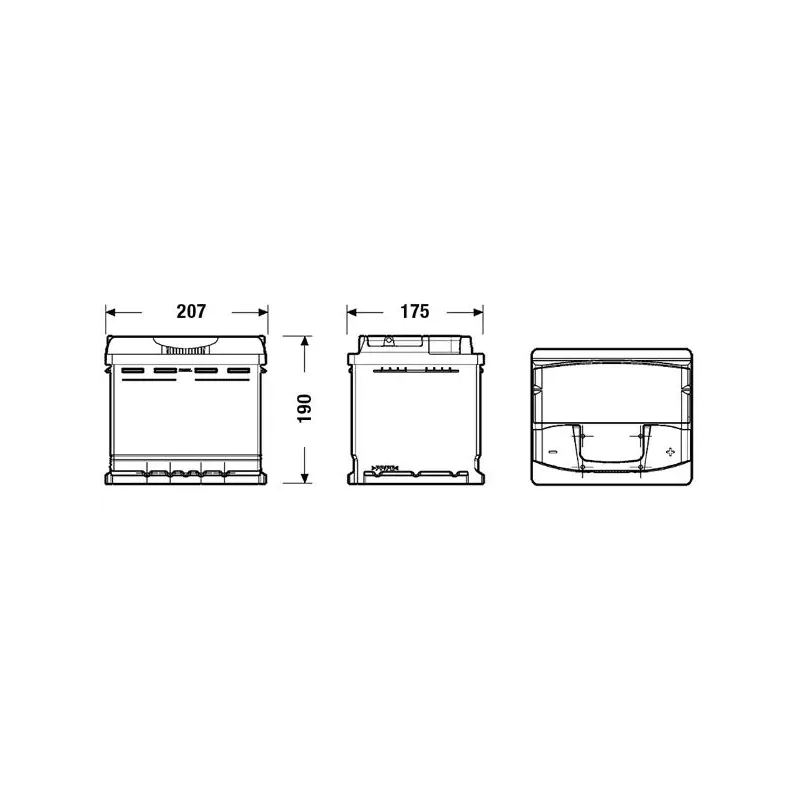 TUDOR TA530 Batería de arranque
