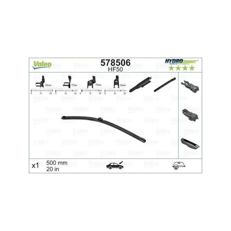 VALEO 578506 Limpiaparabrisas