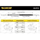 MONROE ML5918 Muelle neumático, maletero/compartimento de carga