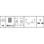 HELLA 6ZT 007 800-061 Interruptor de temperatura, ventilador del radiador