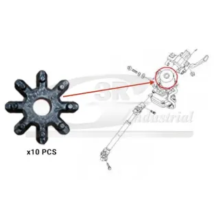 3RG 24800 Brida, columna de dirección