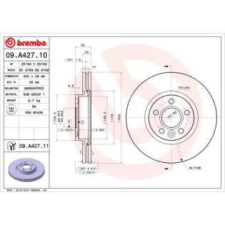 AP 25159 Disco de freno