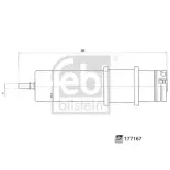 FEBI BILSTEIN 177167 Filtro combustible