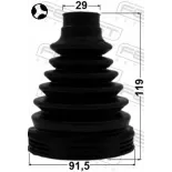 FEBEST 2915-FLIIFT Juego de fuelles, árbol de transmisión