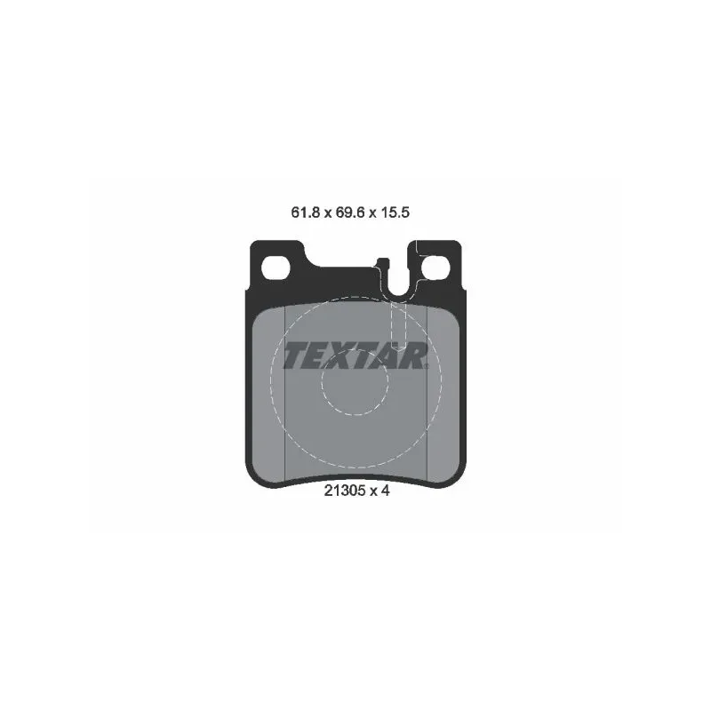 TEXTAR 2130501 Juego de pastillas de freno
