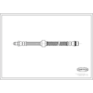 CORTECO 19019115 Tubo flexible de frenos