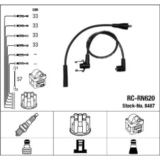 NGK 8487 Juego de cables de encendido