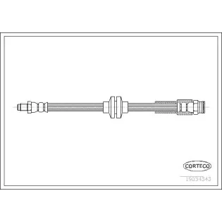 CORTECO 19034343 Tubo flexible de frenos