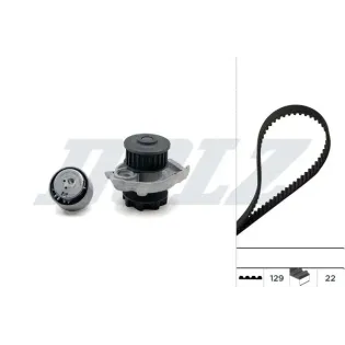 DOLZ KD060 Bomba de agua + kit correa distribución