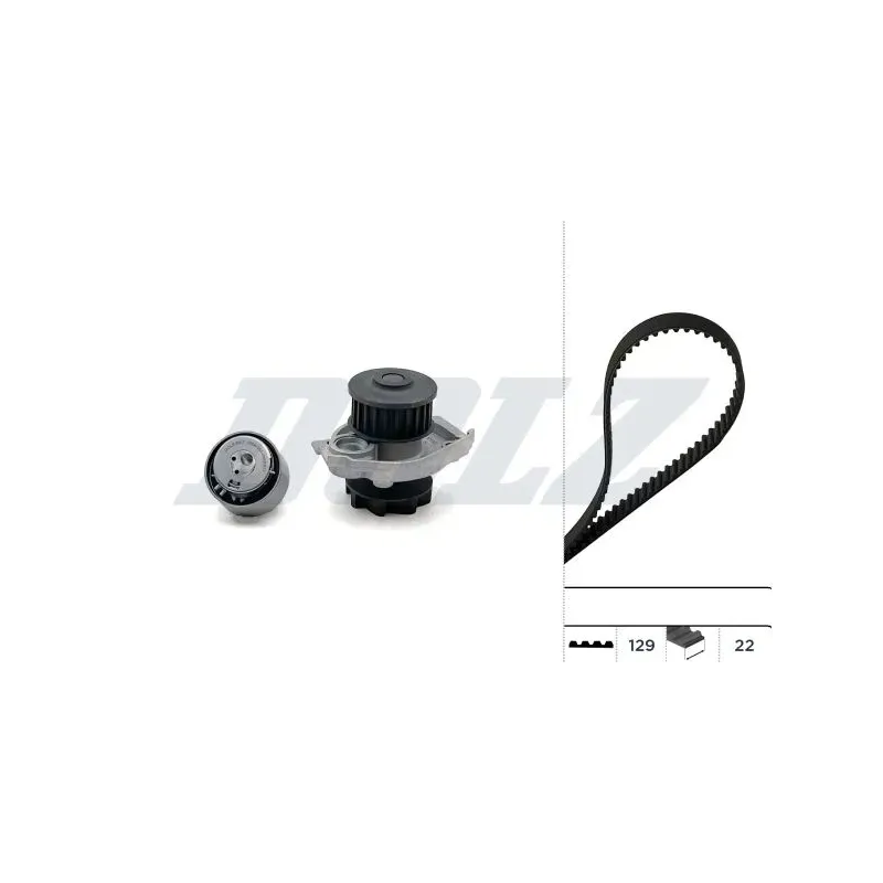 DOLZ KD060 Bomba de agua + kit correa distribución