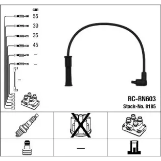 NGK 8185 Juego de cables de encendido