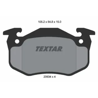 TEXTAR 2063402 Juego de pastillas de freno