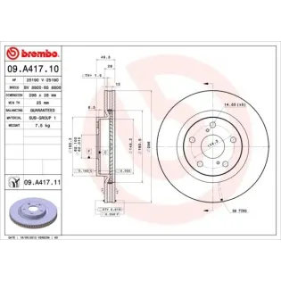 AP 25190 Disco de freno