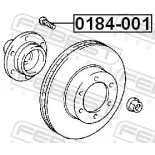 FEBEST 0184-001 Perno de rueda