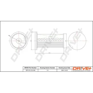 Dr!ve+ DP1110.13.0148 Filtro combustible