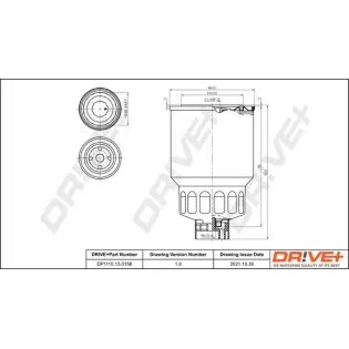 Dr!ve+ DP1110.13.0158 Filtro combustible