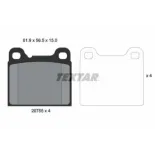 TEXTAR 2075506 Juego de pastillas de freno