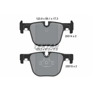 TEXTAR 2551401 Juego de pastillas de freno