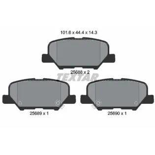 TEXTAR 2568801 Juego de pastillas de freno