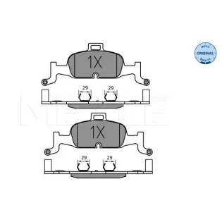 MEYLE 025 224 0216 Juego de pastillas de freno