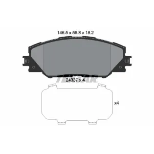 TEXTAR 2433701 Juego de pastillas de freno