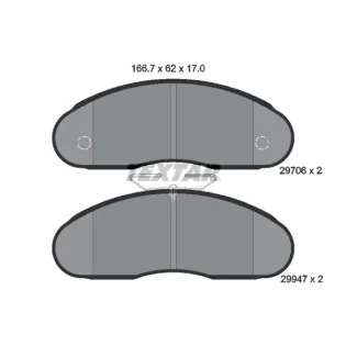 TEXTAR 2970602 Juego de pastillas de freno