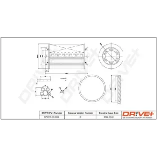 Dr!ve+ DP1110.13.0054 Filtro combustible