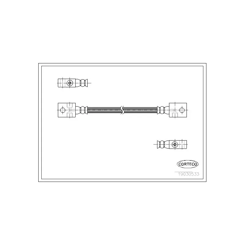 CORTECO 19030533 Tubo flexible de frenos