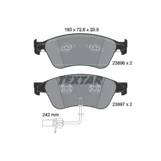 TEXTAR 2389601 Juego de pastillas de freno