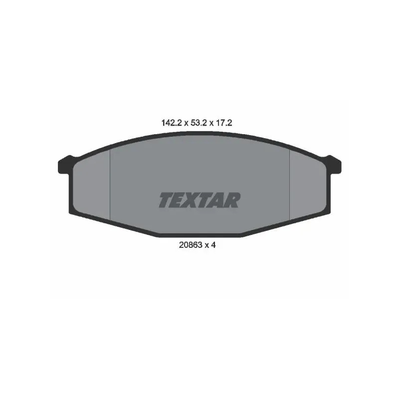 TEXTAR 2086301 Juego de pastillas de freno
