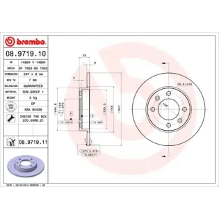 AP 14864 Disco de freno