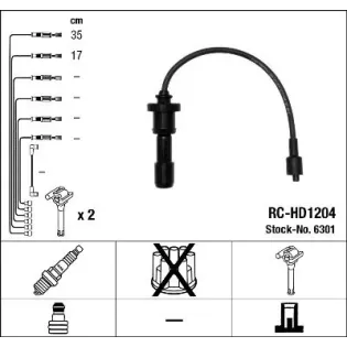 NGK 6301 Juego de cables de encendido