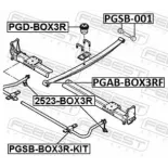 FEBEST PGD-BOX3R Tope de ballesta, muelle adicional