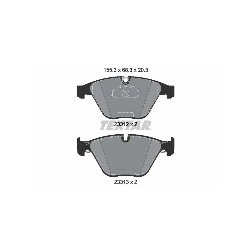 TEXTAR 2331211 Juego de pastillas de freno