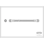 CORTECO 19025904 Tubo flexible de frenos