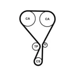 CONTINENTAL CTAM CT1228K1 Juego de correas dentadas