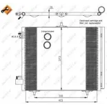 NRF 35405 Condensador, aire acondicionado