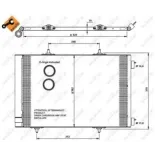 NRF 35779 Condensador, aire acondicionado