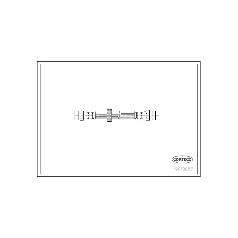 CORTECO 19018657 Tubo flexible de frenos
